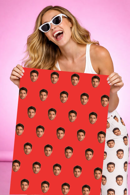 Your Face Pattern Wrapping Paper