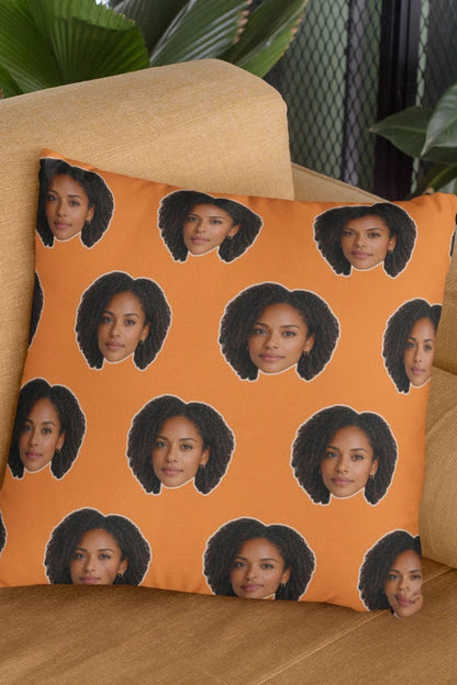 Personalised Face Cushion – Custom Photo Throw Pillow