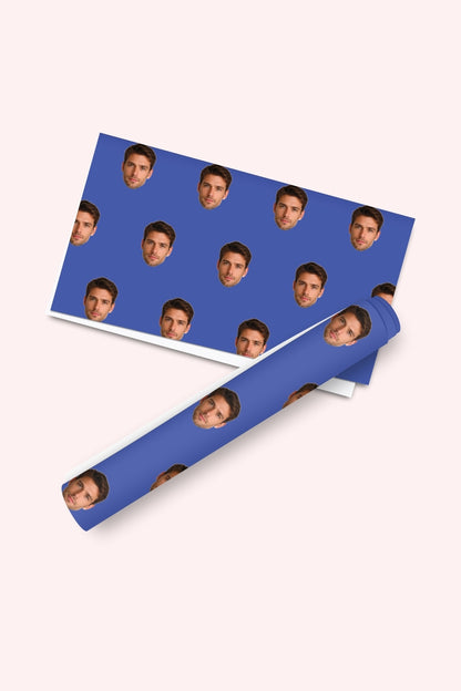 Your Face Pattern Wrapping Paper