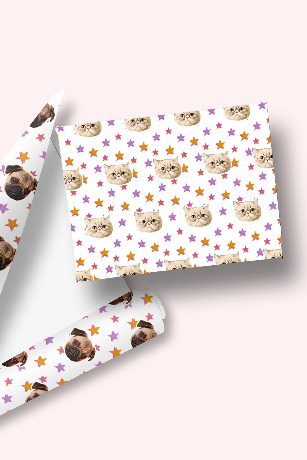 Personalised Pet Face Wrapping Paper By The Silly Chilli